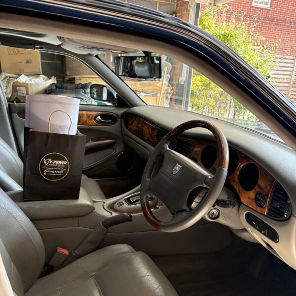 1998 Jaguar XJR all day detail multi stage correction 3 year ceramic coating 09 by V-Power Mobile Detailing