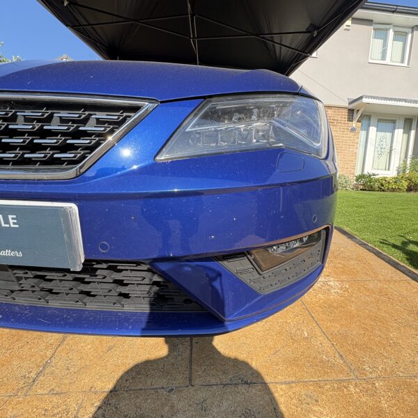 2019 Seat Leon Xcellence Lux full interior exterior reset multi stage correction 3 year ceramic coating engine bay clean 02 by V-Power Mobile Detailing