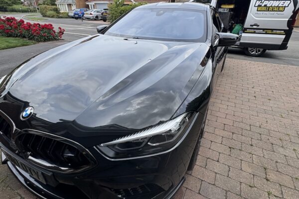 BMW M8 Competition maintenance reset return visit after 3 year ceramic coating and multi stage correction 08 by V-Power Mobile Detailing