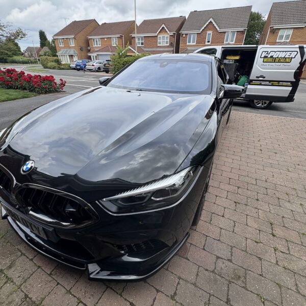 BMW M8 Competition maintenance reset return visit after 3 year ceramic coating and multi stage correction 08 by V-Power Mobile Detailing