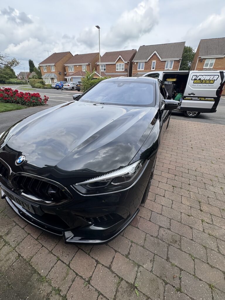 BMW M8 Competition maintenance reset return visit after 3 year ceramic coating and multi stage correction 08 by V-Power Mobile Detailing