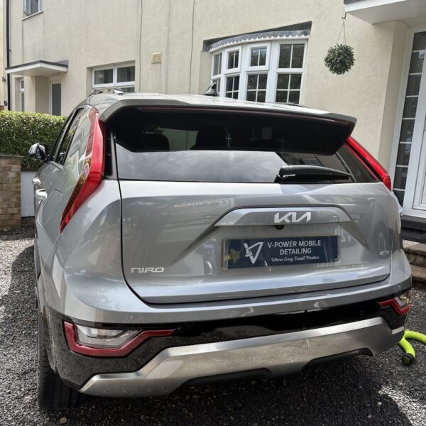 Kia Niro interior deep clean exterior decontamination polish ceramic coating 09 by V-Power Mobile Detailing