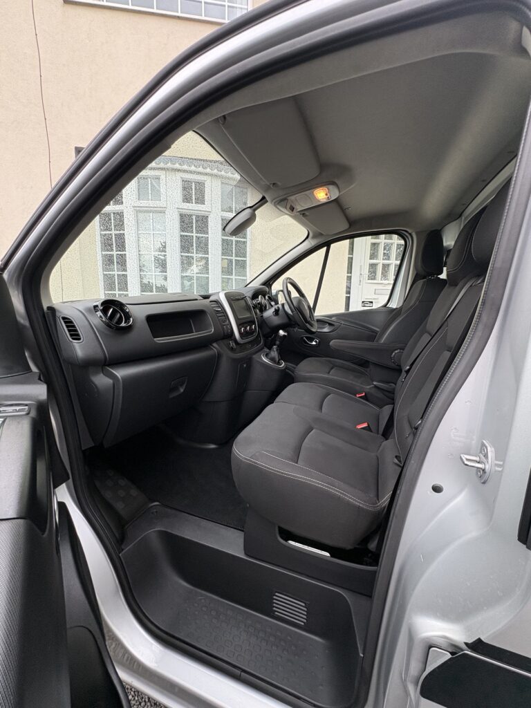 After - cabin reset with seats, carpets and plastics cleaned