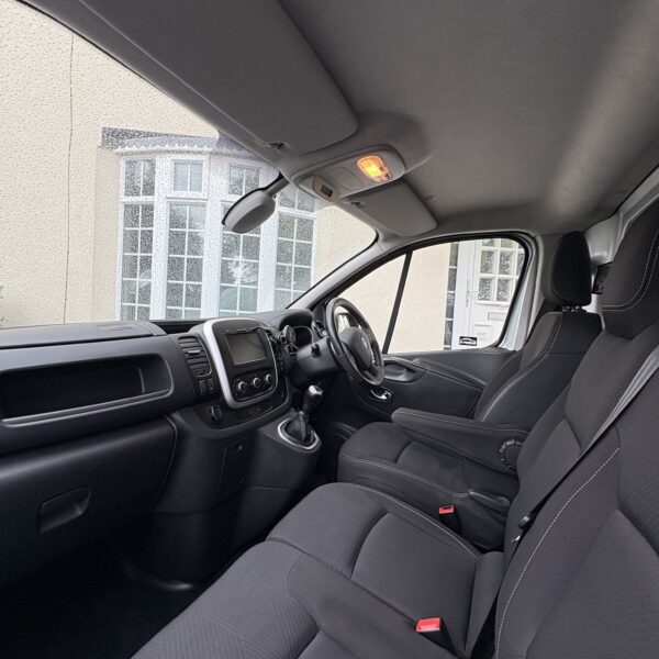 After - clean front cabin and seating area